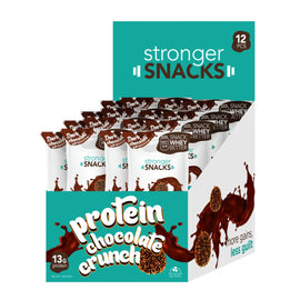 Stronger Snacks Protein Chocolate Crunch Healthy Snacks Stronger Snacks Size: 12 Packs