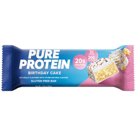 Pure Protein Healthy Protein bars Healthy Snacks Pure Protein Size: 6 Bars Flavor: Birthday Cake