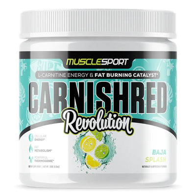 Musclesport CarniShred™ Non Stim Fat Burner - Workout Catalyst Musclesport Size: 60 Servings Flavor: Baja Splash