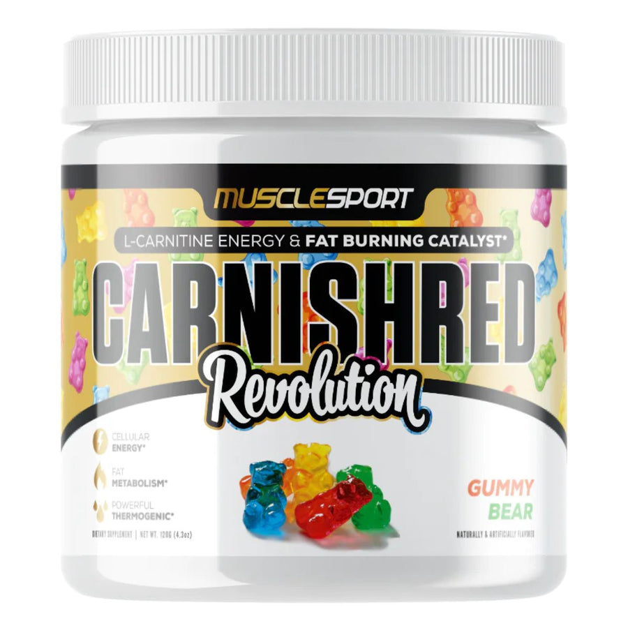 Musclesport CarniShred™ Non Stim Fat Burner - Workout Catalyst Musclesport Size: 60 Servings Flavor: Gummy Bear