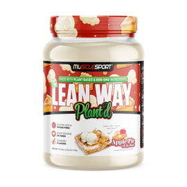Musclesport Lean Way Plant'd Vegan Protein Protein Musclesport Size: 1.7 Lbs. Flavor: Apple Pie A La Mode