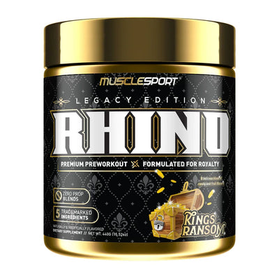 Rhino Limited Edition Pre Workout Pre-Workout Musclesport Size: 20 Servings Flavor: Kings Ransom - Limited Edition