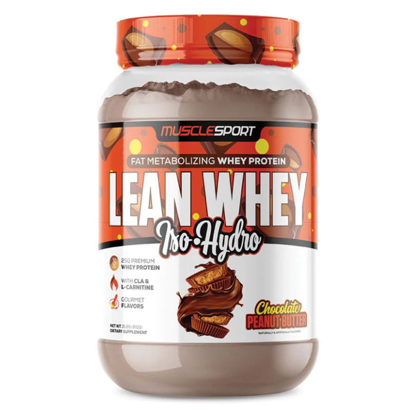 Musclesport Lean Whey Protein Protein Musclesport Size: 2 Lbs. Flavor: Chocolate Peanut Butter