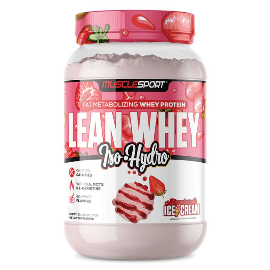 Musclesport Lean Whey Protein Protein Musclesport Size: 2 Lbs. Flavor: Strawberries N&