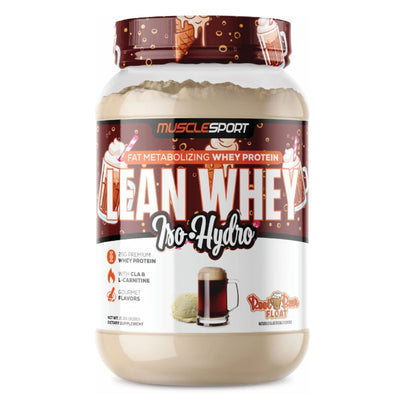 Musclesport Lean Whey Protein Protein Musclesport Size: 2 Lbs. Flavor: Root Beer Float