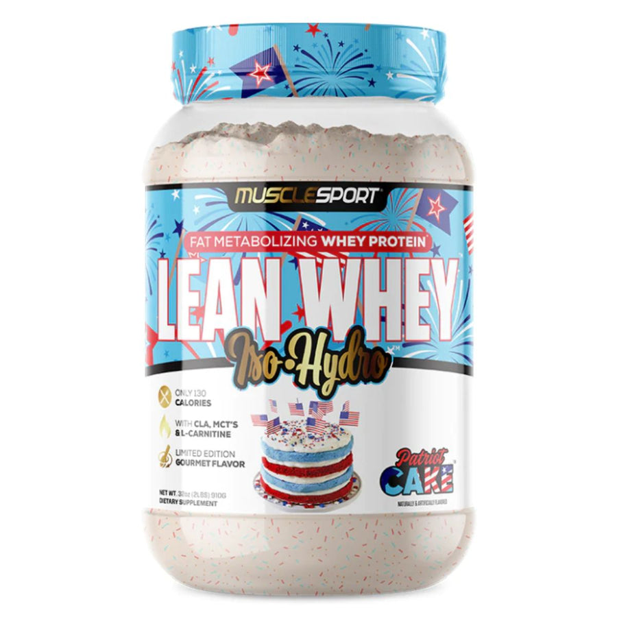 Musclesport Lean Whey Protein Protein Musclesport Size: 2 Lbs. Flavor: Patriot cake
