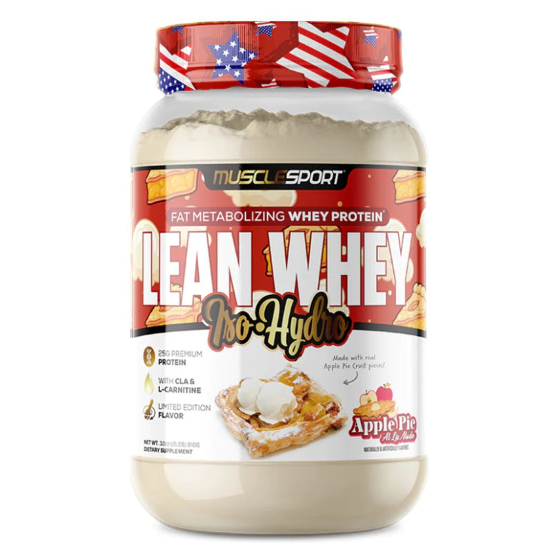Musclesport Lean Whey Protein Protein Musclesport Size: 2 Lbs. Flavor: American Apple Pie A La Mode