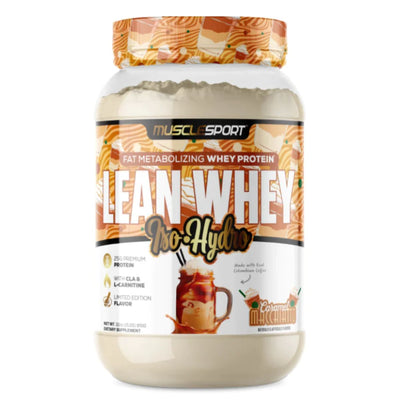 Musclesport Lean Whey Protein Protein Musclesport Size: 2 Lbs. Flavor: Caramel Macciato