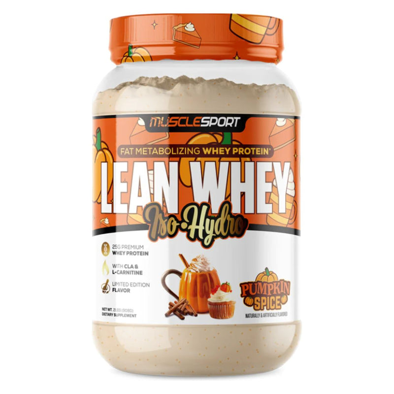 Musclesport Lean Whey Protein Protein Musclesport Size: 2 Lbs. Flavor: Pumpkin Spice
