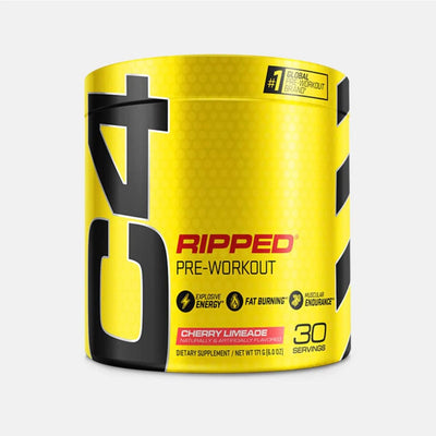 C4 Ripped Pre Workout Pre-Workout Cellucor Size: 30 Servings Flavor: Cherry Limeade