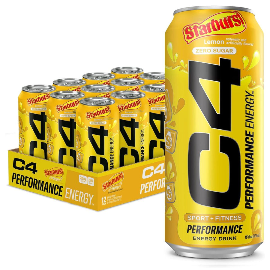 Starburst™ x Cellucor C4 Original Energy Drink Energy Drink Cellucor Size: 12 Cans Flavor: Yellow Starburst™ (lemon)