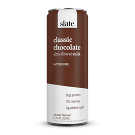Slate Ultra Filtered Protein Milk Shakes RTD Slate Size: 12 Bottles Flavor: Classic Chocolate Shake
