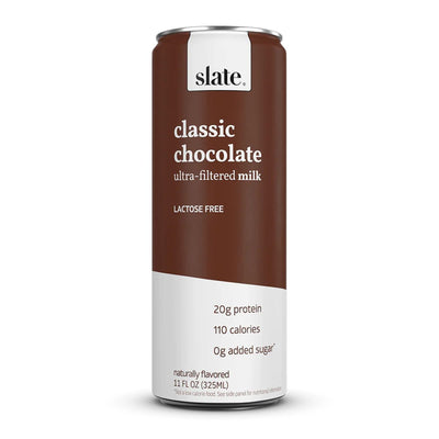 Slate Ultra Filtered Protein Milk Shakes RTD Slate Size: 12 Bottles Flavor: Classic Chocolate Shake