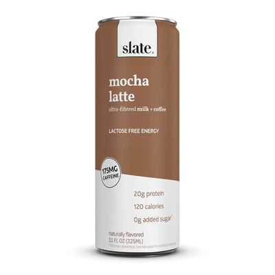 Slate Ultra Filtered Protein Coffee Shakes RTD Slate Size: 12 Bottles Flavor: Mocha Latte