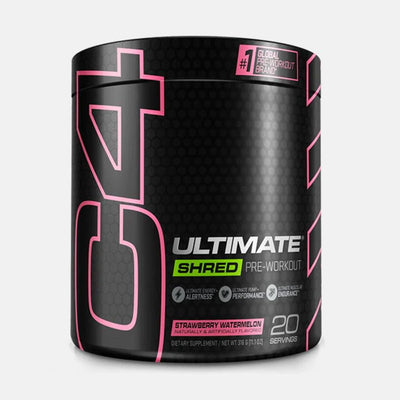 Cellucor C4 Ultimate Shred Pre Workout Powder Pre-Workout Cellucor Size: 20 Servings Flavor: Strawberry Watermelon