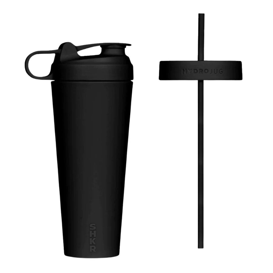 Hydro Jug SHKR Accessories Hydro Jug Size: 24 OZ Texture: Stainless Steel Color: Black