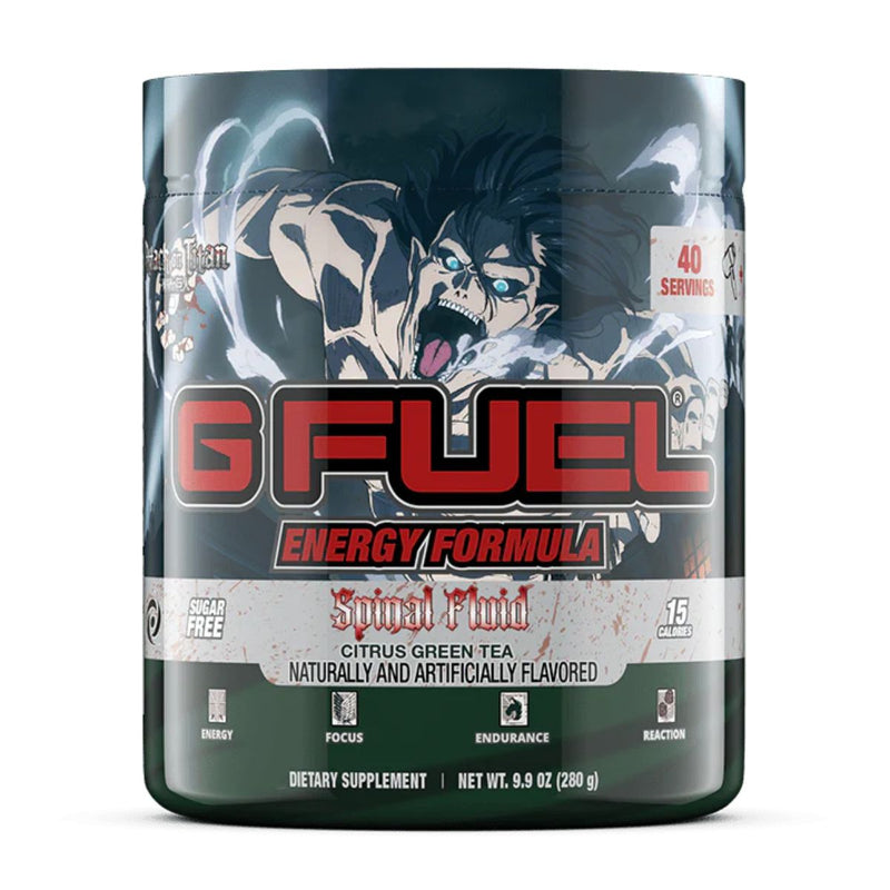G FUEL Energy Formula Pre-Workout G Fuel Size: 40 Servings Flavor: SPINAL FLUID (Citrus Green Tea)