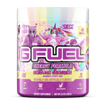 G FUEL Energy Formula Pre-Workout G Fuel Size: 40 Servings Flavor: UNICORN SUNSHINE (Rainbow Stripe Gum)