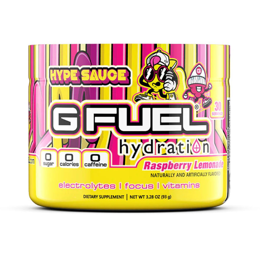 G FUEL Hydration Powder Hydration G Fuel Size: 30 Servings Flavor: Hype Sauce