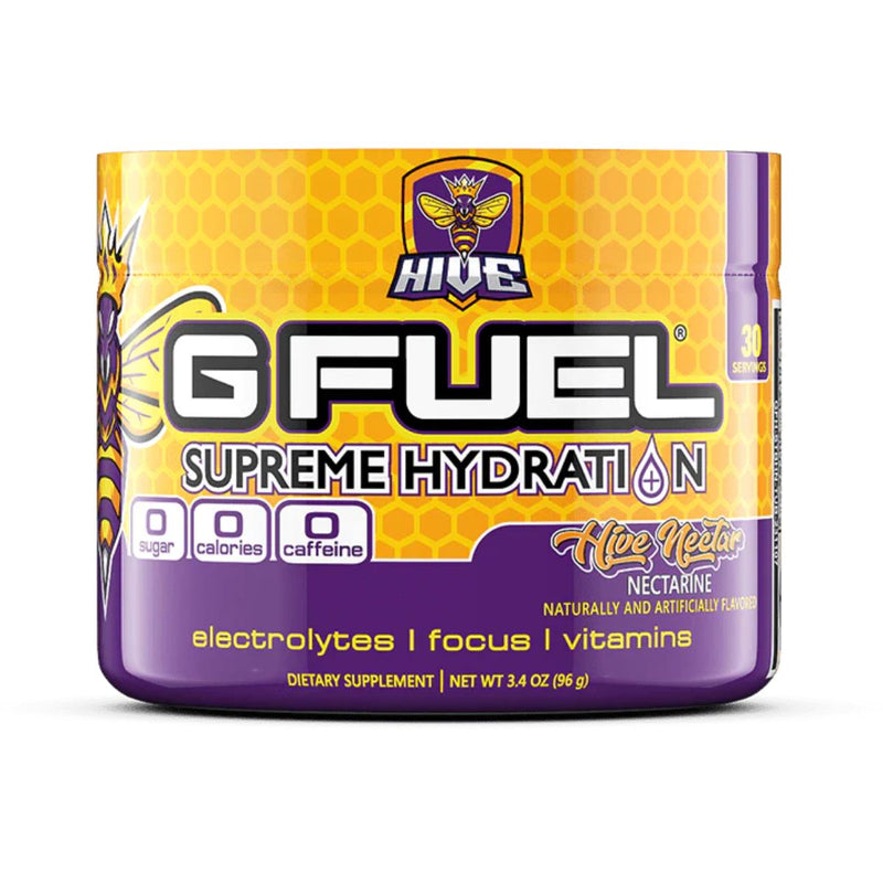G FUEL Hydration Powder Hydration G Fuel Size: 30 Servings Flavor: Hive Nectar Supreme