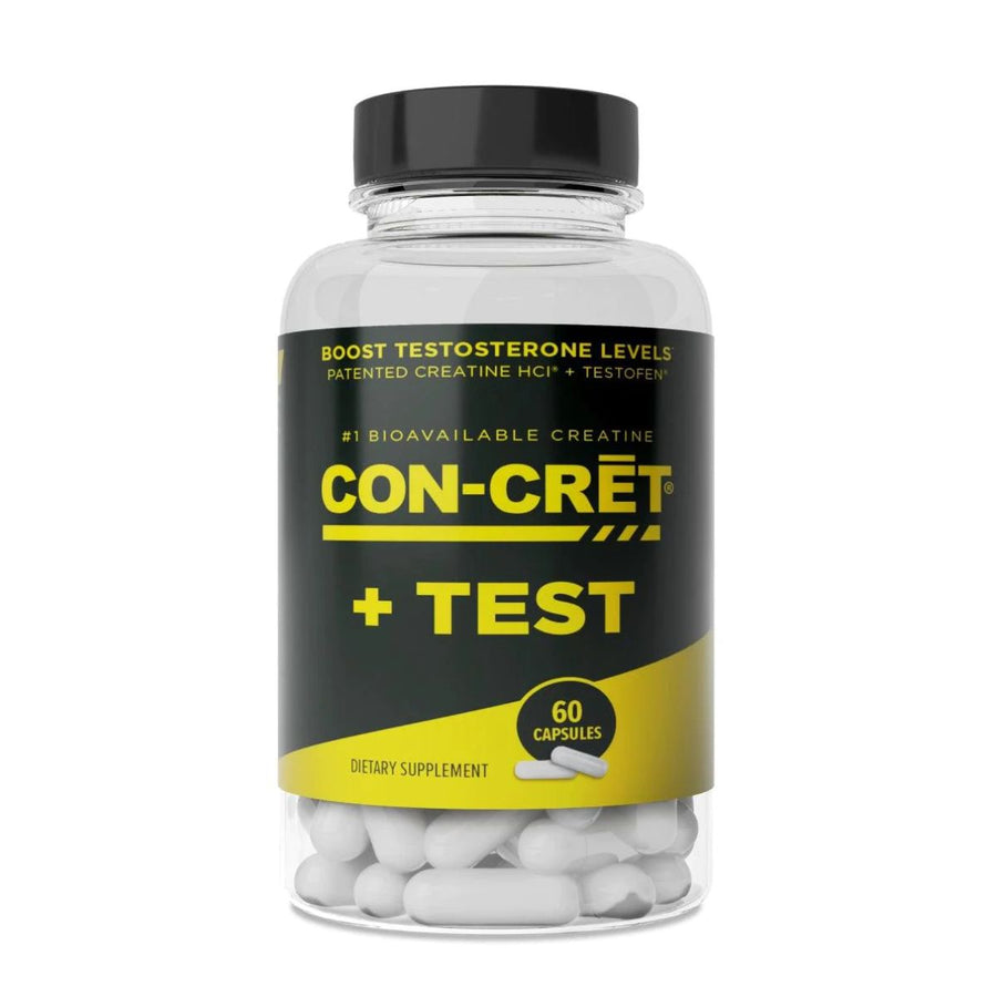 Con-Cret Creatine HCl now with Testofen Boost Testosterone Levels Creatine Con-Cret Size: 60 Capsules Flavor: Unflavored