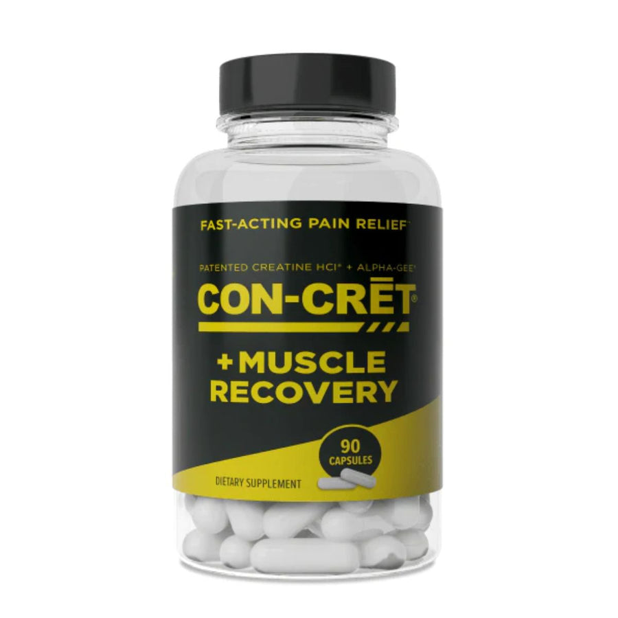 Con-Cret +Muscle Recovery Creatine HCl & Alpha-GEE Creatine Con-Cret Size: 60 Capsules Flavor: Unflavored