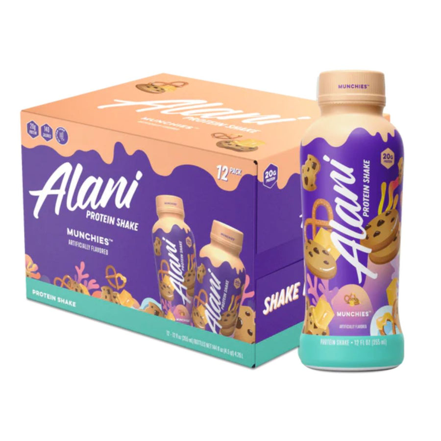 Alani Nu Fit Protein Shakes RTD Alani Nu Size: 12 Bottles (12 oz.) Flavor: Munchies