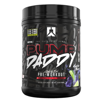 Ryse Pump Daddy Non-Stimulant Pre-Workout Pre-Workout RYSE Size: 40 Servings Flavor: Monsterberry Lime