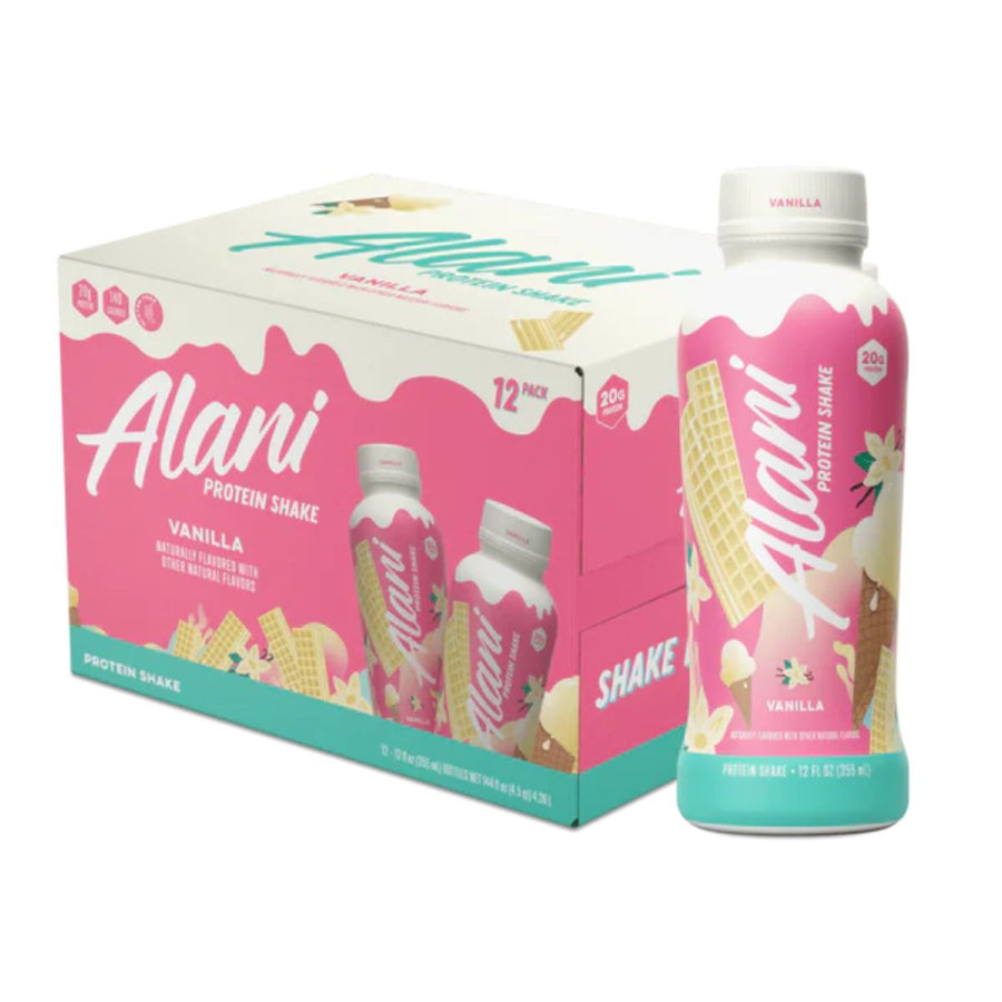 Alani Nu Fit Protein Shakes RTD Alani Nu Size: 12 Bottles (12 oz.) Flavor: Vanilla