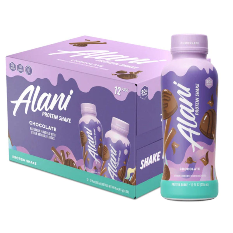 Alani Nu Fit Protein Shakes RTD Alani Nu Size: 12 Bottles (12 oz.) Flavor: Chocolate