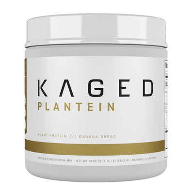Kaged Plantein Vegan Protein Powder Protein KAGED Size: 15 Servings Flavor: Banana Bread