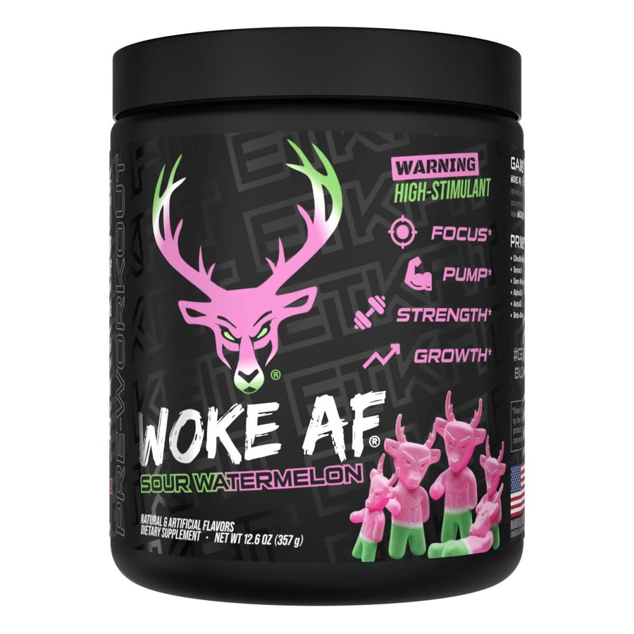 Bucked Up ETK Fit - Pre Workout Pre-Workout Bucked Up Size: 30 Servings Flavor: Woke AF - Sour Watermelon