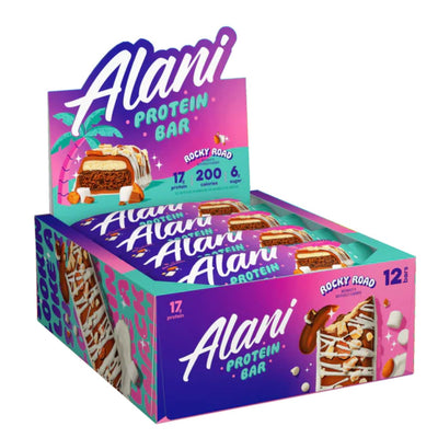 Alani Nu Protein Bars Healthy Snacks Alani Nu Size: 12 Bars Flavor: Rocky Road