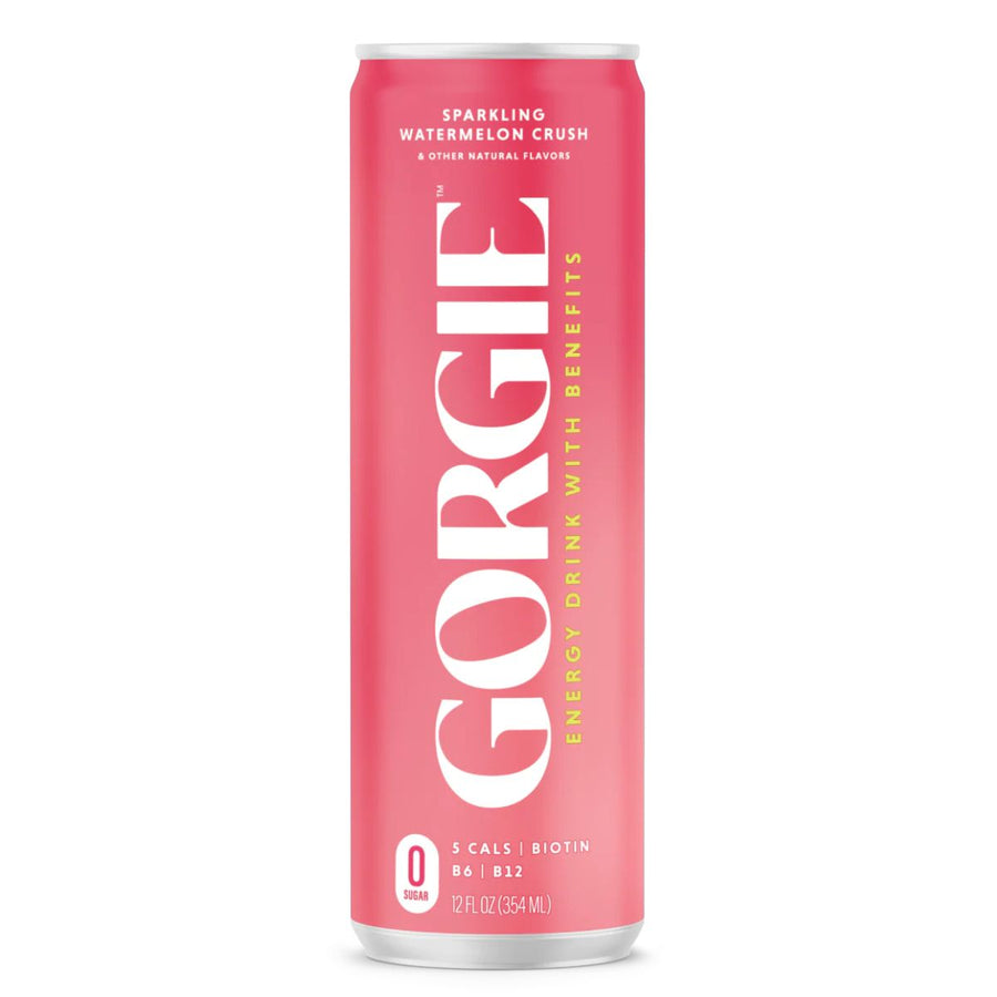 Gorgie Sparkling Energy Drinks Energy Drink Gorgie Size: 12 Cans Flavor: Watermelon Crush
