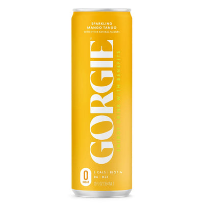 Gorgie Sparkling Energy Drinks Energy Drink Gorgie Size: 12 Cans Flavor: Mango Tango