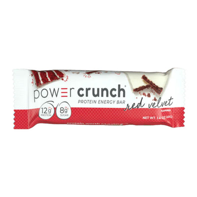 Power Crunch Protein Bars Healthy Snacks Power Crunch Size: 12 Bars Flavor: Red Velvet