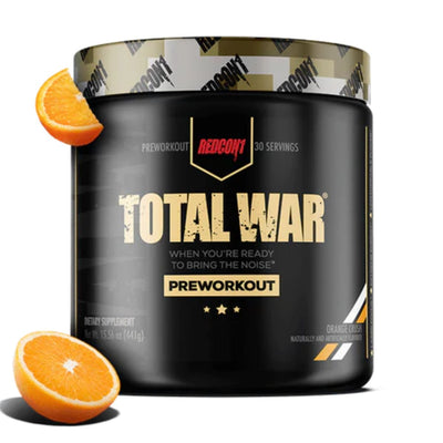 Redcon1 Total War Pre Workout Pre-Workout RedCon1 Size: 30 Servings Flavor: Orange Crush