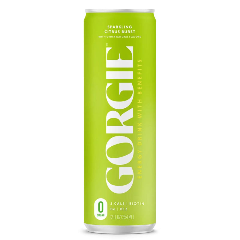 Gorgie Sparkling Energy Drinks Energy Drink Gorgie Size: 12 Cans Flavor: Citrus Burst