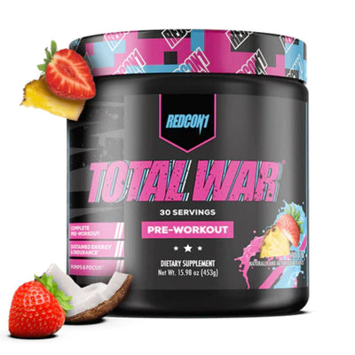 Redcon1 Total War Pre Workout Pre-Workout RedCon1 Size: 30 Servings Flavor: Vice City (Limited Edition)
