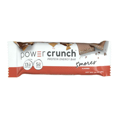 Power Crunch Protein Bars Healthy Snacks Power Crunch Size: 12 Bars Flavor: S'mores