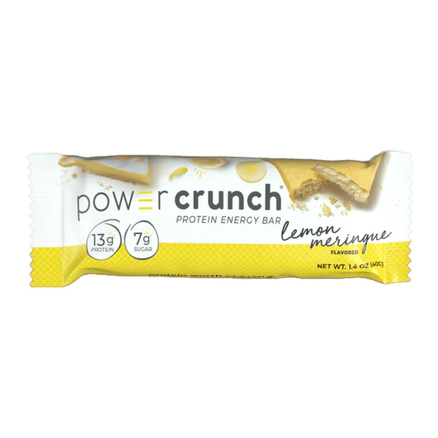 Power Crunch Protein Bars Healthy Snacks Power Crunch Size: 12 Bars Flavor: Lemon Meringue Pie