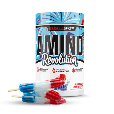 Musclesport Amino Revolution Aminos Musclesport Size: 30 Servings Flavor: Patriot Pop