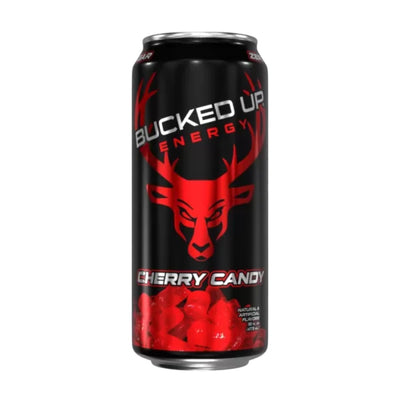 Bucked Up Energy Drink Energy Drink Bucked Up Size: 12 Pack Flavor: Cherry Candy