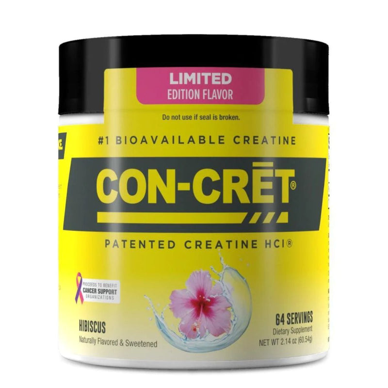 Con-Cret Pure Creatine HCI Creatine Con-Cret Size: 30 Servings Flavor: Hibiscus (Limited Edition)