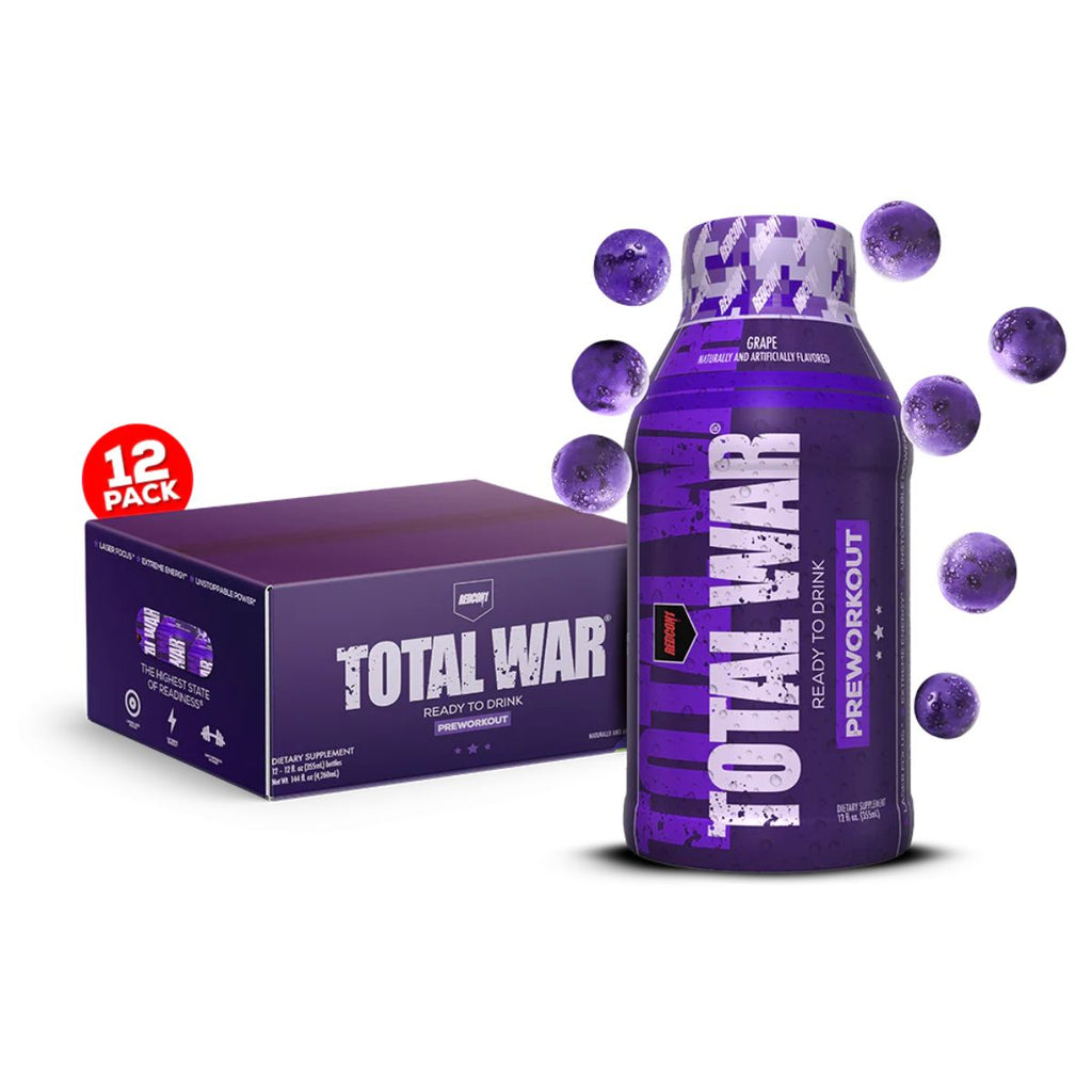 Total War Ready To Drink Pre-Workout - Rocket Bomb (12 Drinks, 12