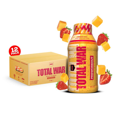 Redcon1 Total War On the Go Drinks RTD RedCon1 Size: 12 Bottles Flavor: Strawberry Mango