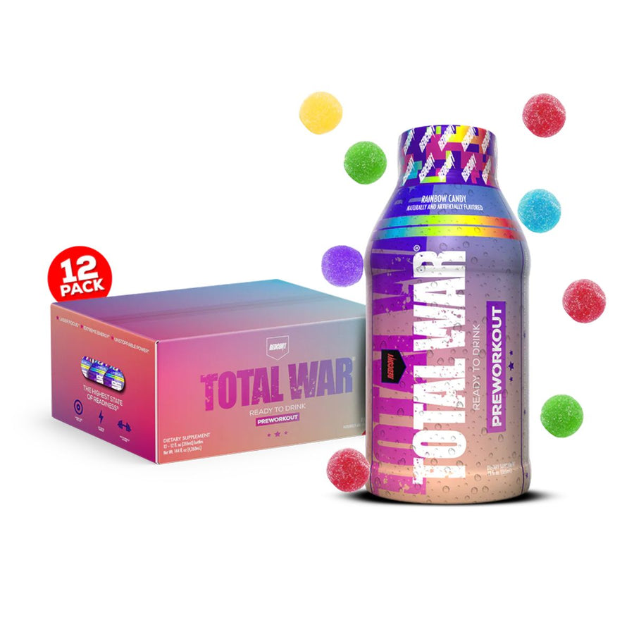 TOTAL WAR, Ready To Drink Pre-Workout (12 Servings)