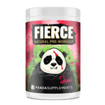 PANDA Natural Fierce Pre Workout Pre-Workout PANDA Size: 30 Servings Flavor: Natural Panda&