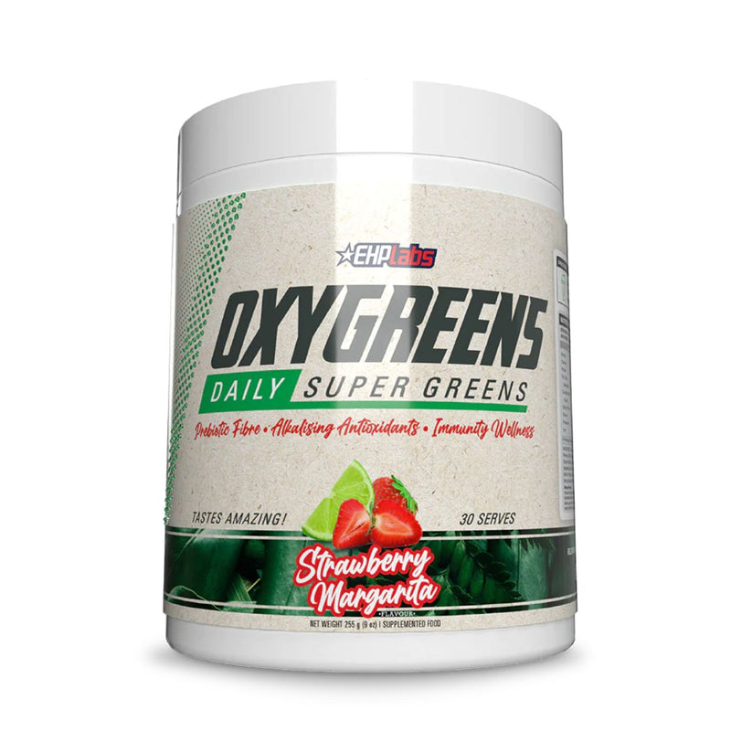 EHP OxyGreens - Daily Super Greens Powder EHP Labs Size: 30 Scoops Flavor: Strawberry Margarita