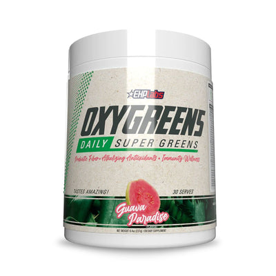 EHP OxyGreens - Daily Super Greens Powder EHP Labs Size: 30 Scoops Flavor: Guava Paradise